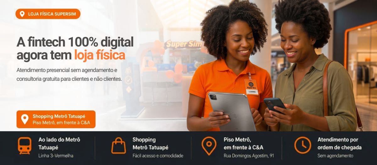 Fintech com loja física