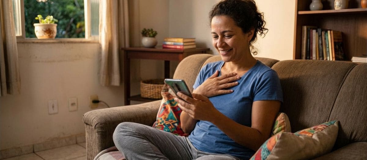 Cliente recebe a resposta da aprovação em minutos pelo celular