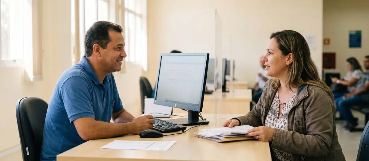 Atendimento gratuito orienta beneficiária sobre alternativas ao empréstimo